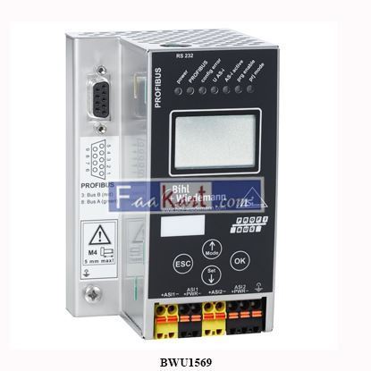 Picture of BWU1569 - PROFIBUS Gateway in Stainless Steel, 2 Masters, IP20