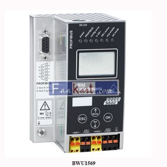 Picture of BWU1569 - PROFIBUS Gateway in Stainless Steel, 2 Masters, IP20
