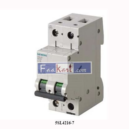 Picture of 5SL4216-7 SIEMENS  Miniature circuit breaker