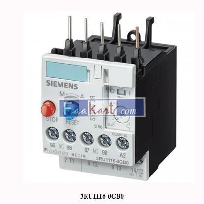 Picture of 3RU1116-0GB0 SIEMENS Overload relay