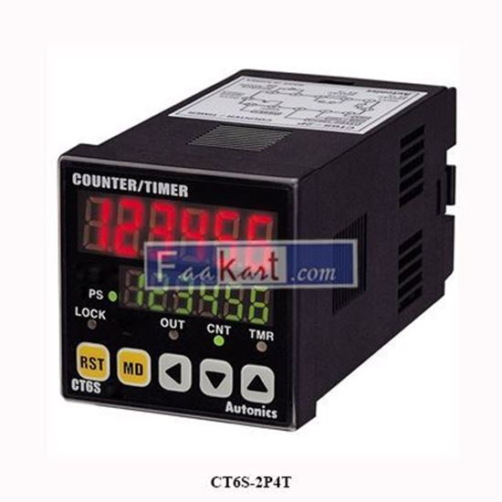 Picture of CT6S-2P4T AUTONICS Programmable Digital Counter