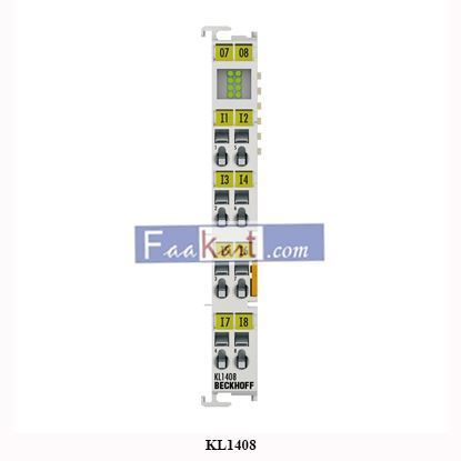 Picture of KL1408 Beckhoff Bus Terminal, 8-channel digital input, 24 V DC, 3 ms, 1-wire connection