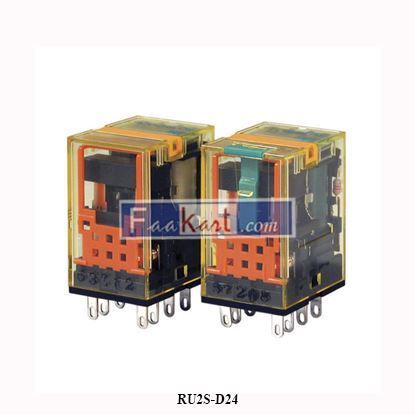 Picture of RU2S-D24 IDEC RELAY, DPDT, 240VAC, 30VDC, 10A