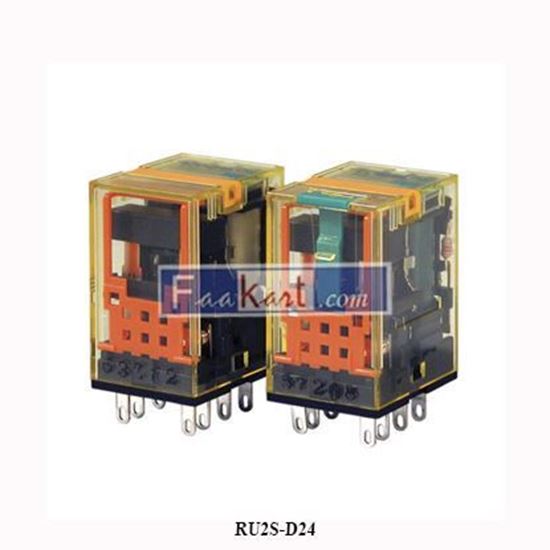 Picture of RU2S-D24 IDEC RELAY, DPDT, 240VAC, 30VDC, 10A