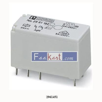 Picture of 2961451  REL-MR-230AC/21-21   PHOENIX CONTACT  Plug-in miniature power relay