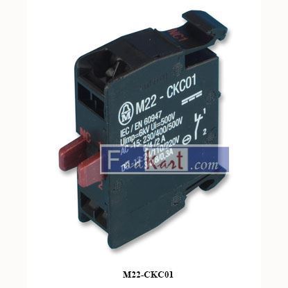 Picture of M22-CKC01  EATON  pushbutton contact block