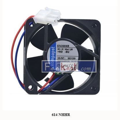 Picture of 614 NHHR    FAN AXIAL 60X25.4MM 24VDC WIRE