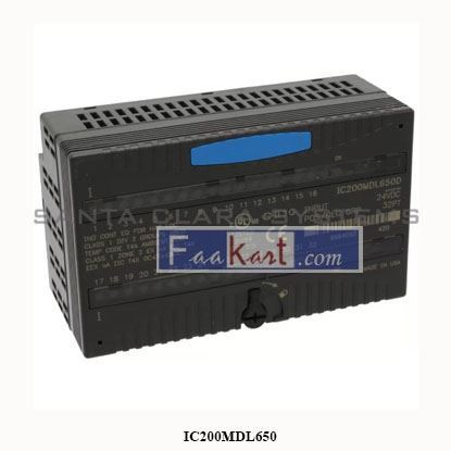 Picture of IC200MDL650  GE FANUC  INPUT MODULE