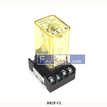 Picture of RR2P-UL   IDEC    General Purpose 10 amp Ice Cube Relay 8-Pin DPDT w/ 24 VDC Coil