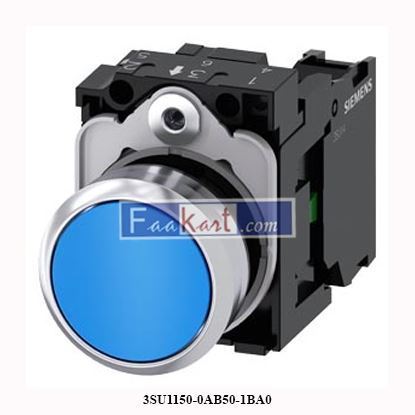 Picture of 3SU1150-0AB50-1BA0 SIEMENS Pushbutton