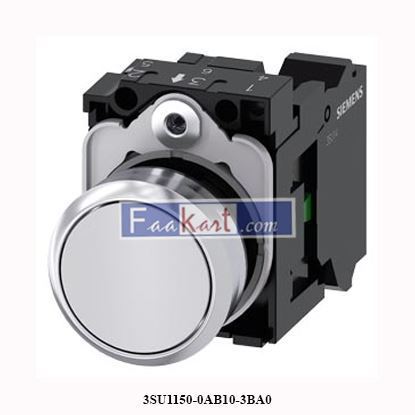 Picture of 3SU1150-0AB60-3BA0 SIEMENS Pushbutton