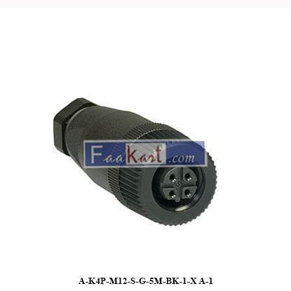 Picture of A-K4P-M12-S-G-5M-BK-1-X-A-1 - Schmersal Connector Cables ( 101208523 )