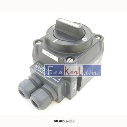 Picture of 8030/51-033  STAHL  SELECTOR SWITCH