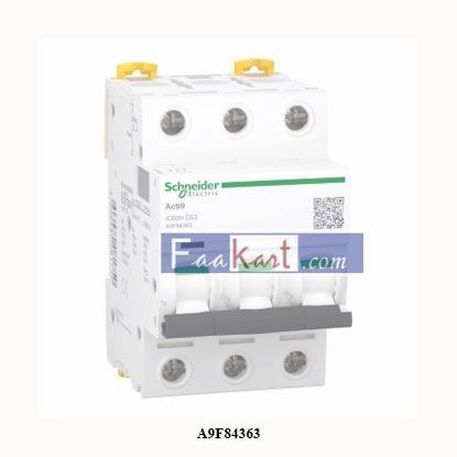 Picture of A9F84363  SCHNEIDER   miniature circuit breaker