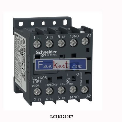 Picture of LC1K1210E7 SCHNEIDER ELECTRIC TeSys K contactor