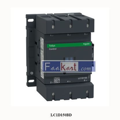 Picture of LC1D150BD  SCHNEIDER   TeSys D contactor