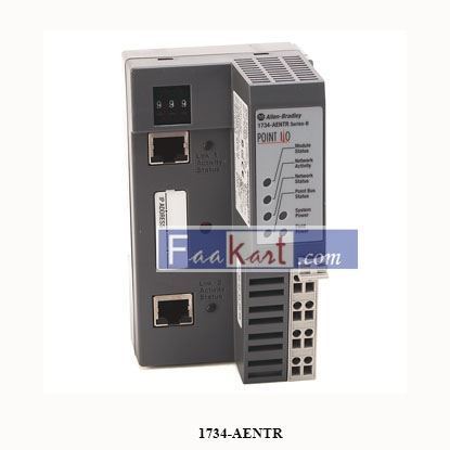 Picture of 1734-AENTR Allen Bradley POINT I/O 2 Port Ethernet Adapter