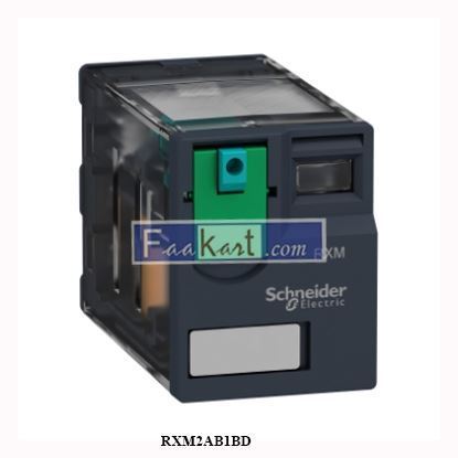 Picture of RXM2AB1BD SCHNEIDER ELECTRIC Miniature plug-in relay