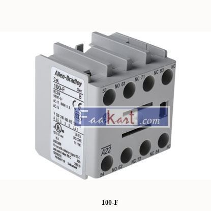 Picture of 100-F  ALLEN  BRADLEY    AUXILIARY CONTACT BLOCK