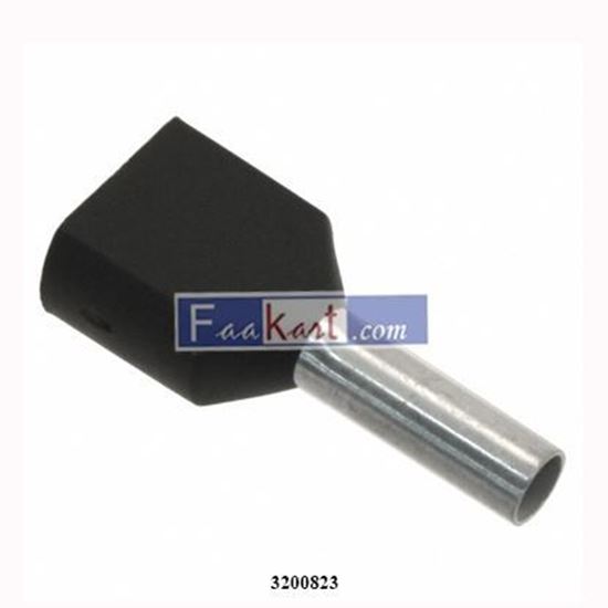 Picture of AI-TWIN 2X 1,5 - 8 BK PHOENIX CONTACT - Ferrule 3200823