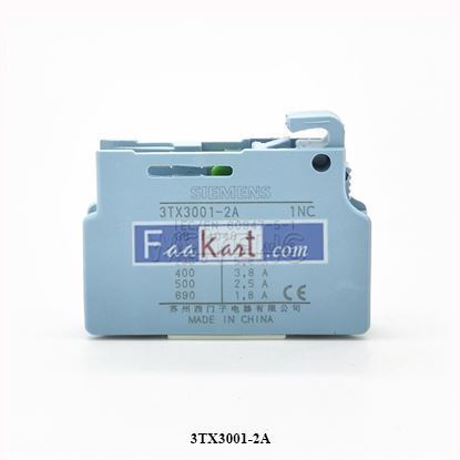 Picture of 3TX3001-2A SIEMENS Front mounted auxiliary contact