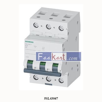 Picture of 5SL4306-7  SIEMENS    Miniature circuit breaker