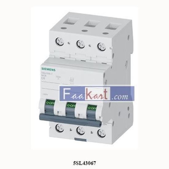 Picture of 5SL4306-7  SIEMENS    Miniature circuit breaker