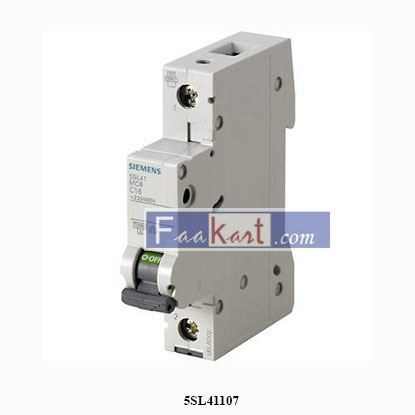 Picture of 5SL4110-7   SIEMENS    Miniature circuit breaker