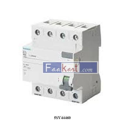 Picture of 5SV4446-0  SIEMENS   residual current operated circuit breaker