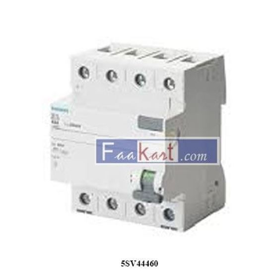 Picture of 5SV4446-0  SIEMENS   residual current operated circuit breaker