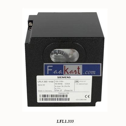 Picture of LFL1.333  Siemens  GAS BURNER CONTROL MODULE