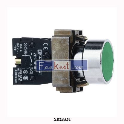 Picture of XB2BA31 SCHNEIDER Green pushbutton