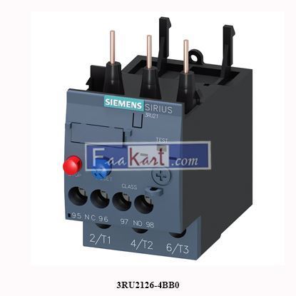 Picture of 3RU2126-4BB0 SIEMENS Overload relay