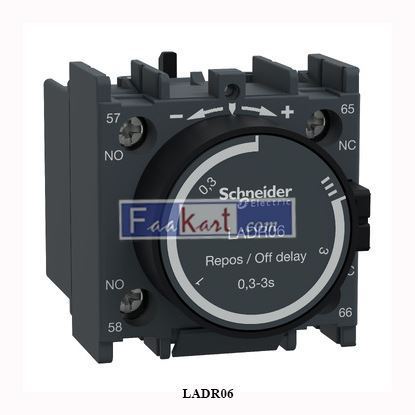 Picture of LADR06 SCHNEIDER Time delay auxiliary contact block