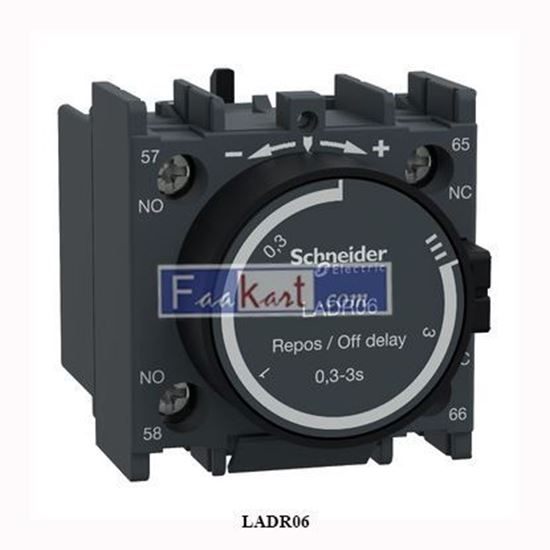 Picture of LADR06 SCHNEIDER Time delay auxiliary contact block