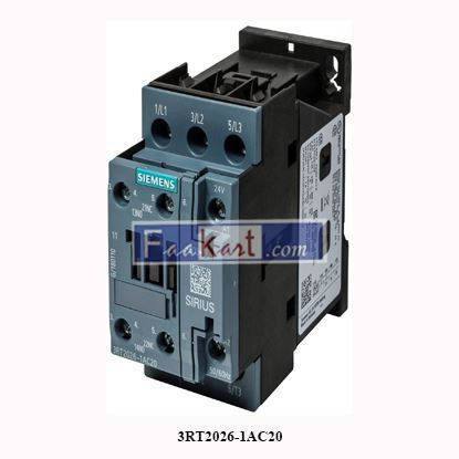 Picture of 3RT2026-1AC20 SIEMENS power contactor