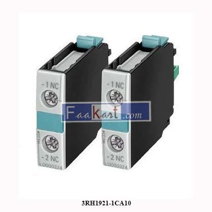 Picture of 3RH1921-1CA10 -   Siemens   Auxiliary Contact      3RH19211CA10