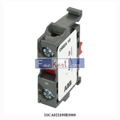 Picture of 1SCA022190R3000 ABB  OBEA10 CONTACT BLOCK