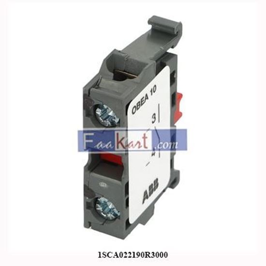 Picture of 1SCA022190R3000 ABB  OBEA10 CONTACT BLOCK