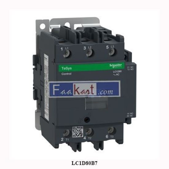 Picture of LC1D80B7 SCHNEIDER TeSys D contactor