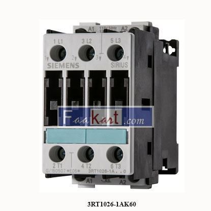 Picture of 3RT1026-1AK60   SIEMENS   Power contactor