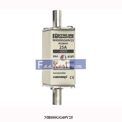 Picture of M228447 - NH000GG69V25  MERSEN FERRAZ SHAWMUT DIN NH Standard fuse-link