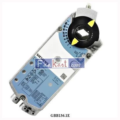 Picture of GBB136.1E SIEMENS Rotary air damper actuator