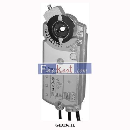 Picture of GIB136.1E SIEMENS Rotary air damper actuator