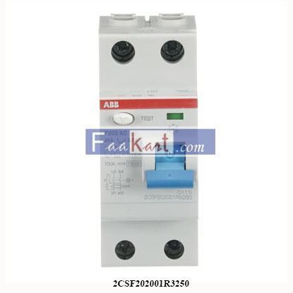 Picture of F202 AC-25/0.3    2CSF202001R3250  ABB  Residual Current Circuit Breaker
