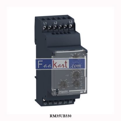 Picture of RM35UB330 SCHNEIDER Modular 3-phase voltage control relay