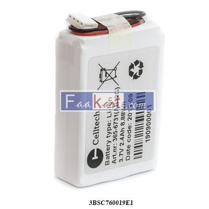 Picture of *SB822   3BSC760019E1  ABB   Rechargeable battery