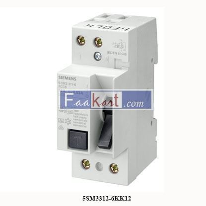 Picture of 5SM3312-6KK12  SIEMENS   Residual current operated circuit breaker