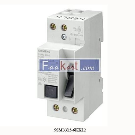 Picture of 5SM3312-6KK12  SIEMENS   Residual current operated circuit breaker