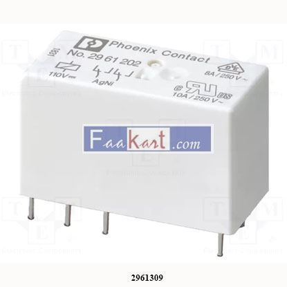 Picture of REL-MR- 12DC/21HC  2961309  PHOENIX CONTACT SINGLE RELAY